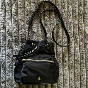 Black RLL Andie Drawstring bag